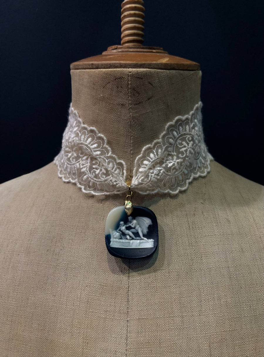 Necklace Desideria - Choker Lace