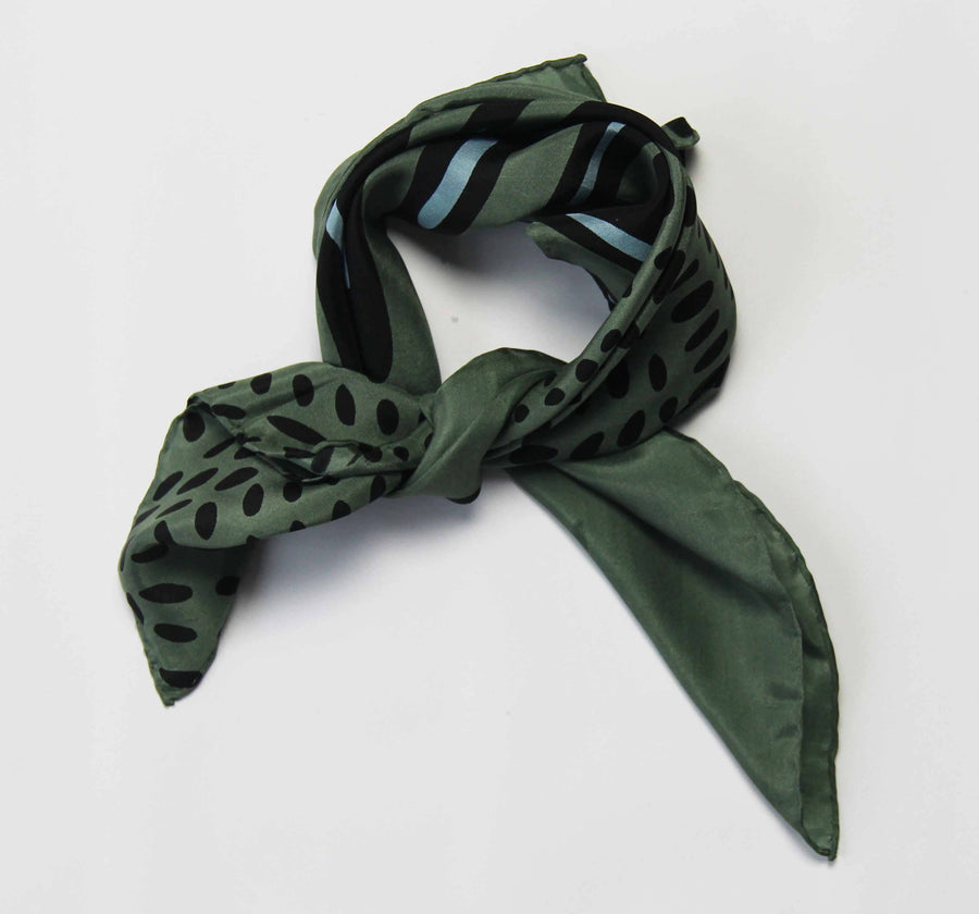 Khaki Barbizon Mini Scarf