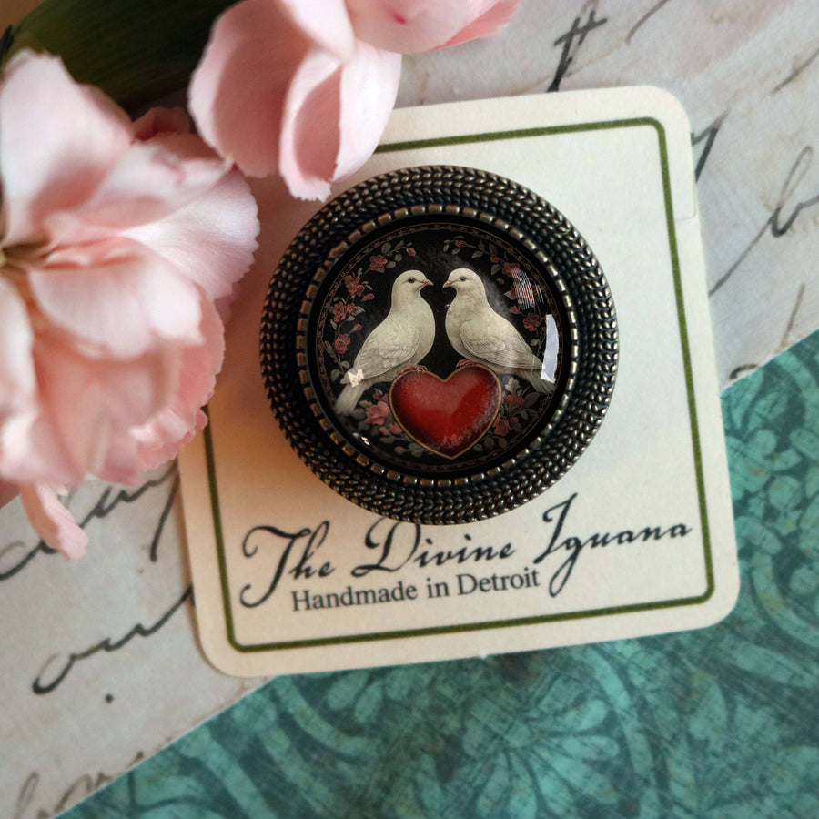 Love Birds Brooch