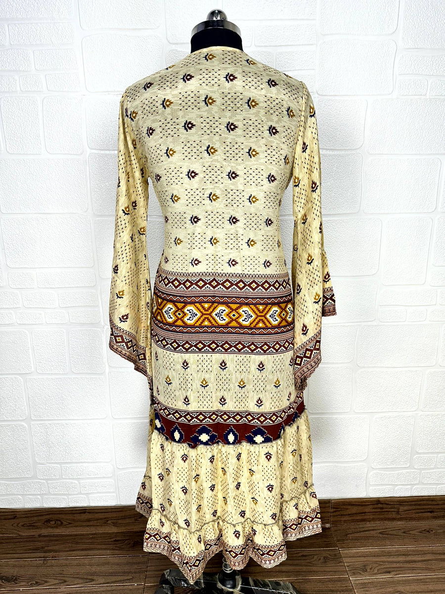 SALE - Recycled Indian Silk Dress - Twitchers Emporium Store