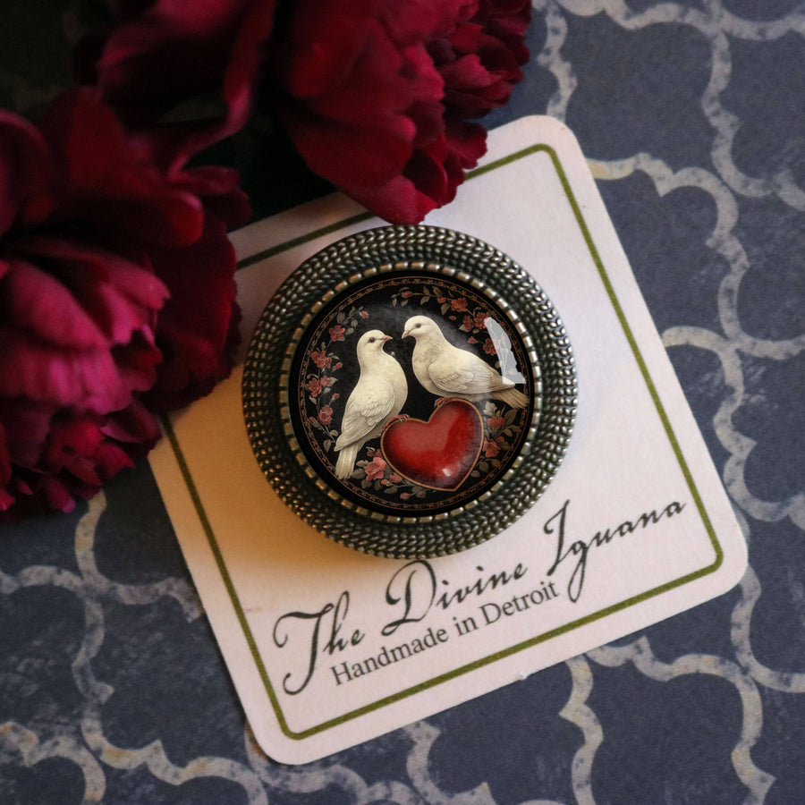Love Birds Brooch