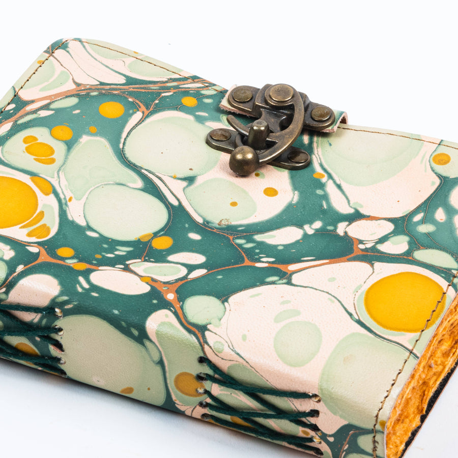 Marble Leather Journal - Twitchers Emporium Store