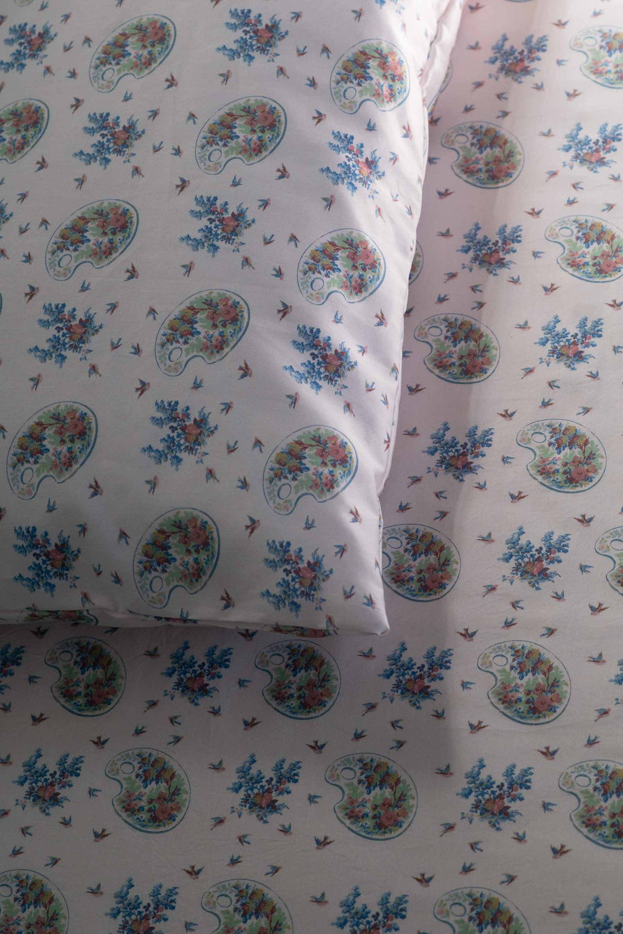 Palettes & Swallows Sheet Set