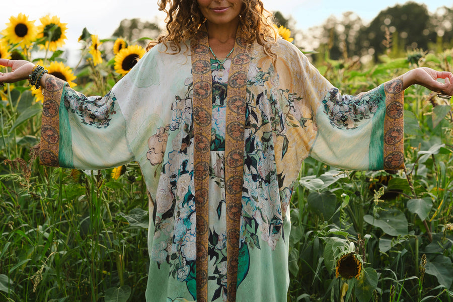 My Dream Van Gogh Long Kimono