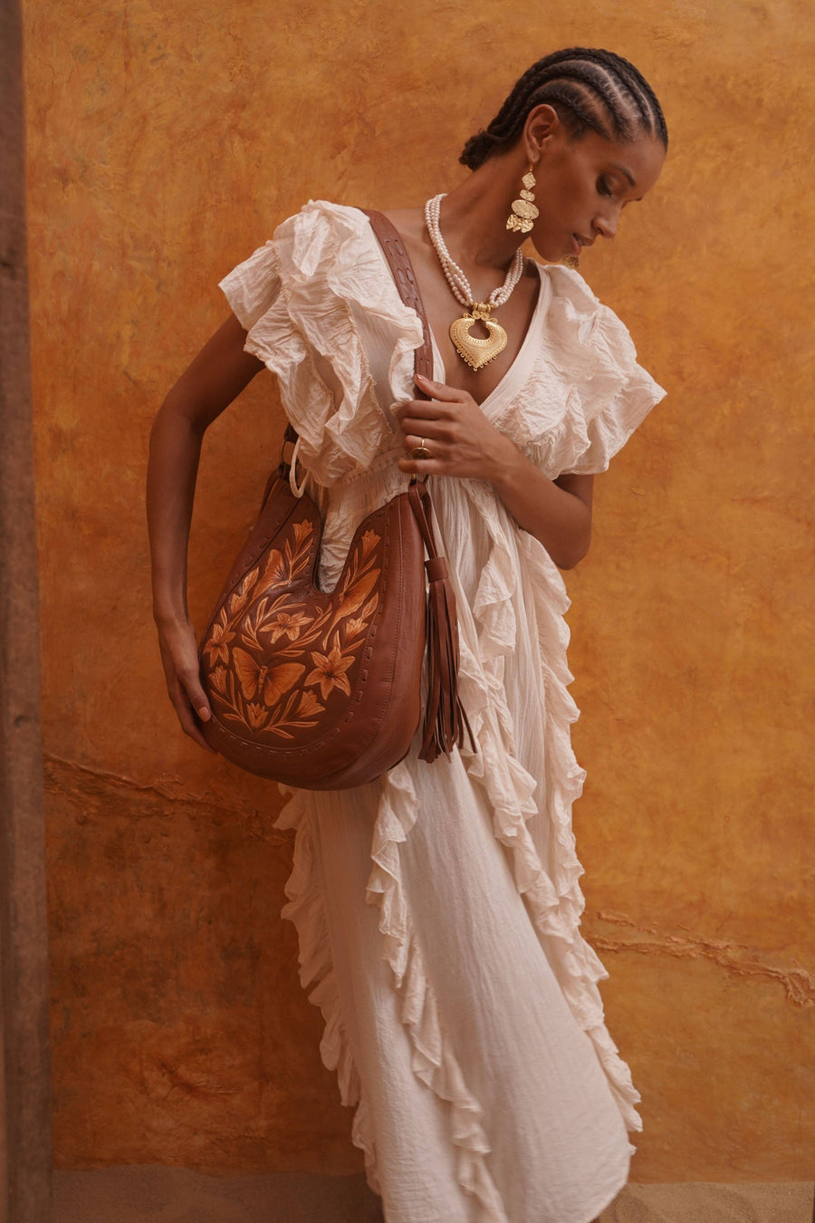 Luna Cleopatra Bag Tobacco/Gold - Twitchers Emporium Store