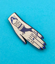 Tattooed Hand Brooch - Twitchers Emporium Store