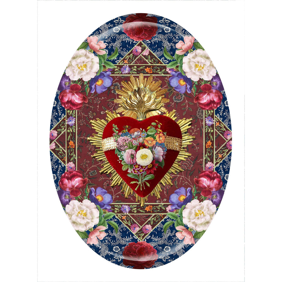 Sacred Heart tray 31cm x 22 cm - Twitchers Emporium Store