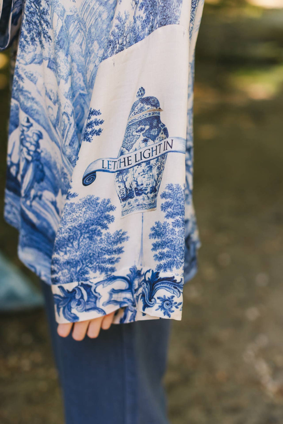 Let The Light In Crop Kimono