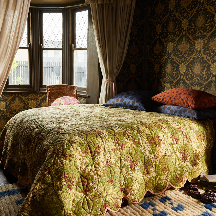 Alka Scalloped Coverlet - Twitchers Emporium Store