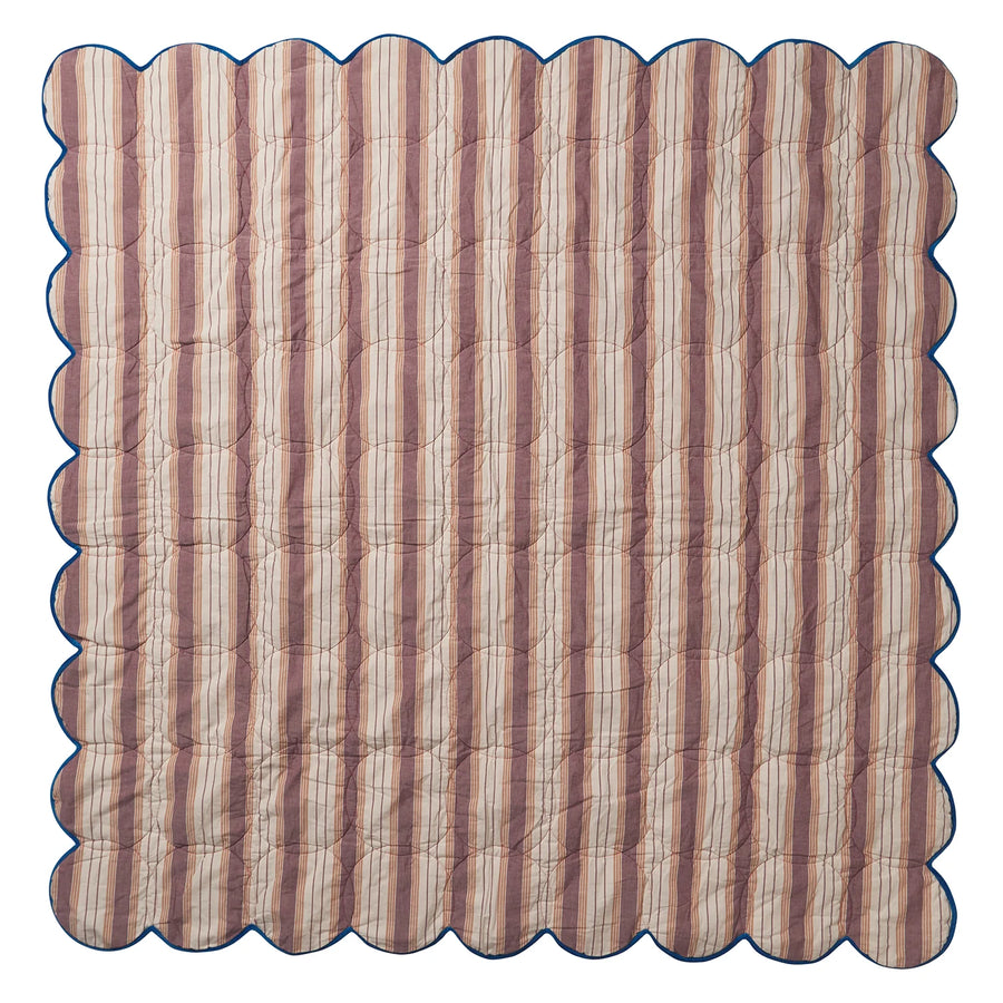 Evette Scalloped Quilted Coverlet - Twitchers Emporium Store