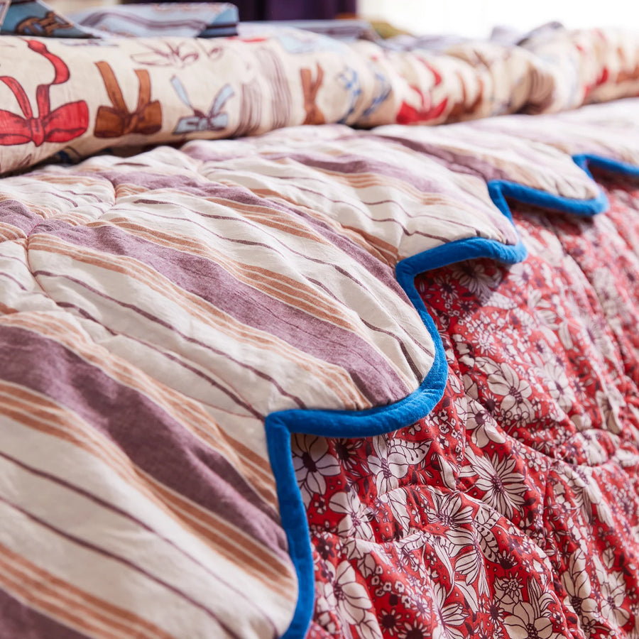 Evette Scalloped Quilted Coverlet - Twitchers Emporium Store