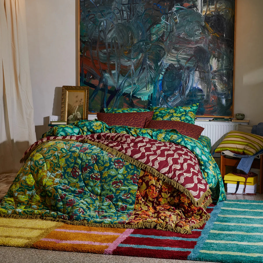 Margot Linen Pillowcase Set - Forest - Twitchers Emporium Store