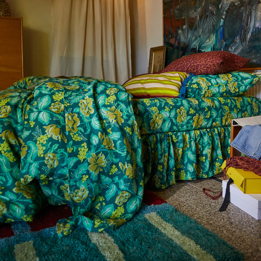 Margot Linen Quilt Cover - Forest - Twitchers Emporium Store