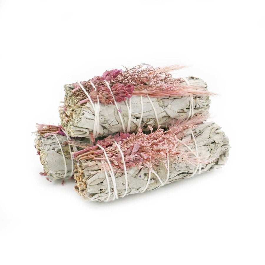 SMUDGE STICK - Bouquet Sage Pink 10cm