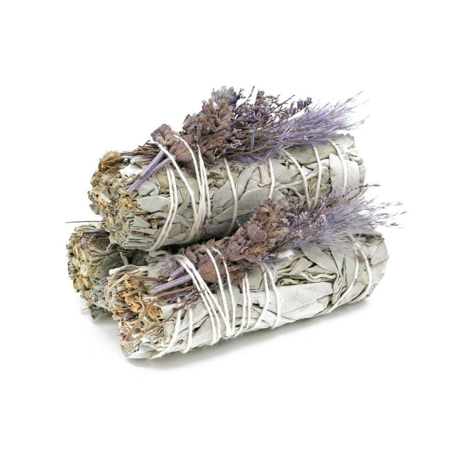 SMUDGE STICK - Bouquet SagePurple 10cm