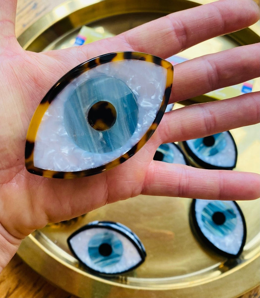 Evil Eye 🧿 Acetate Hair Clip Twitchers Emporium Store