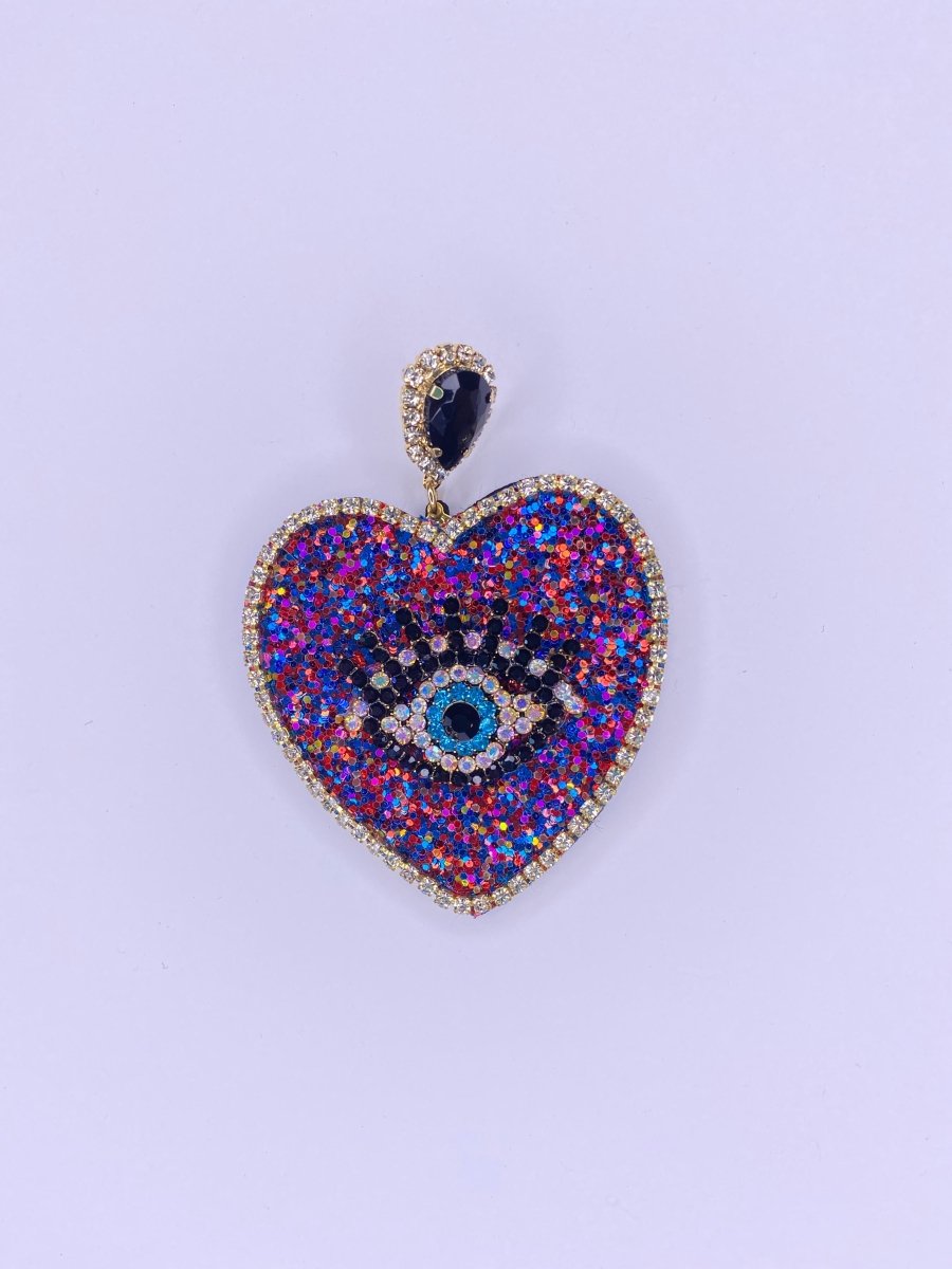 Fairy Bread Evil Eye Earrings Twitchers Emporium Store