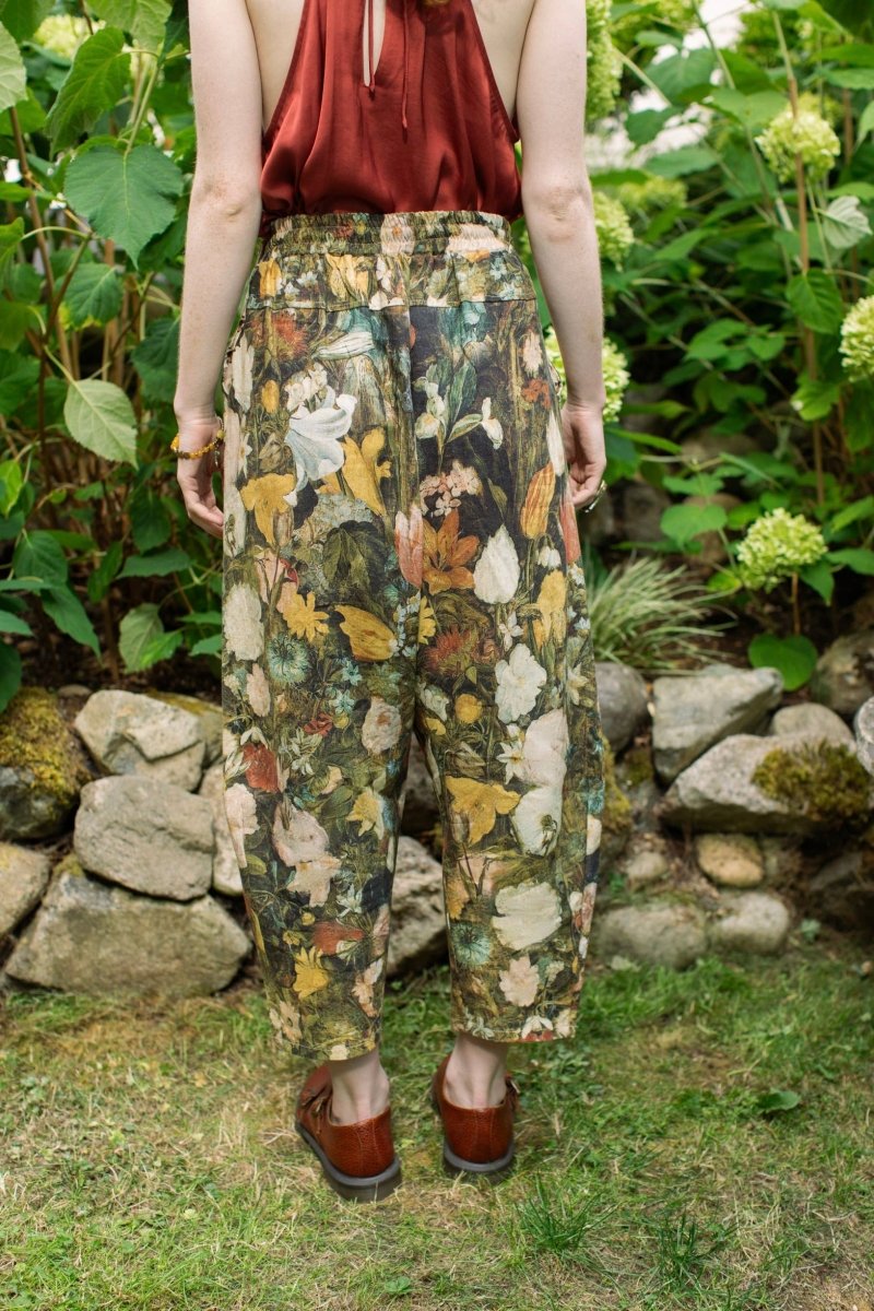 I Dream in Flowers Linen Pants