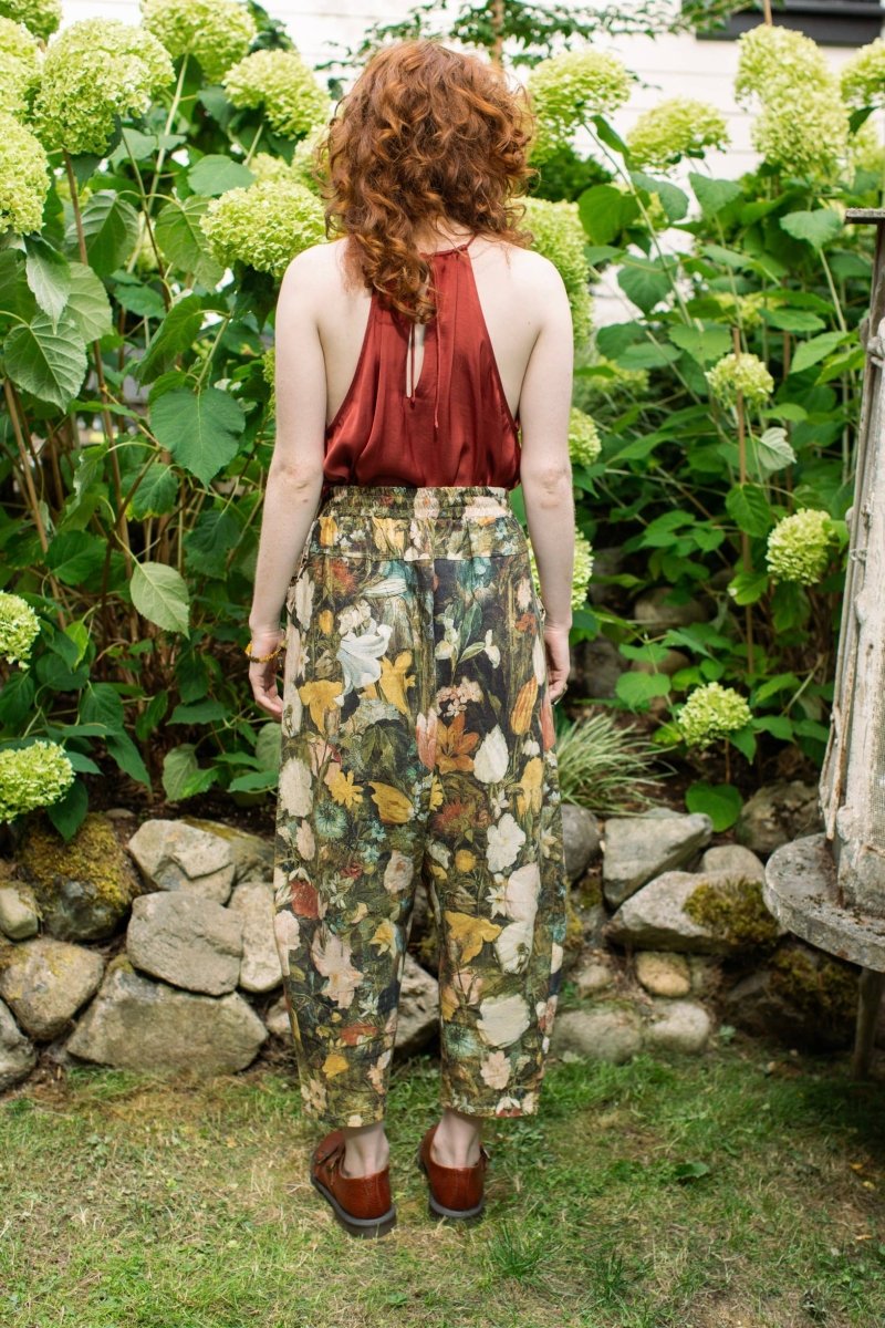 I Dream in Flowers Linen Pants