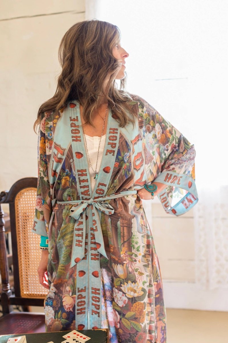 Kimono long langage d'amour