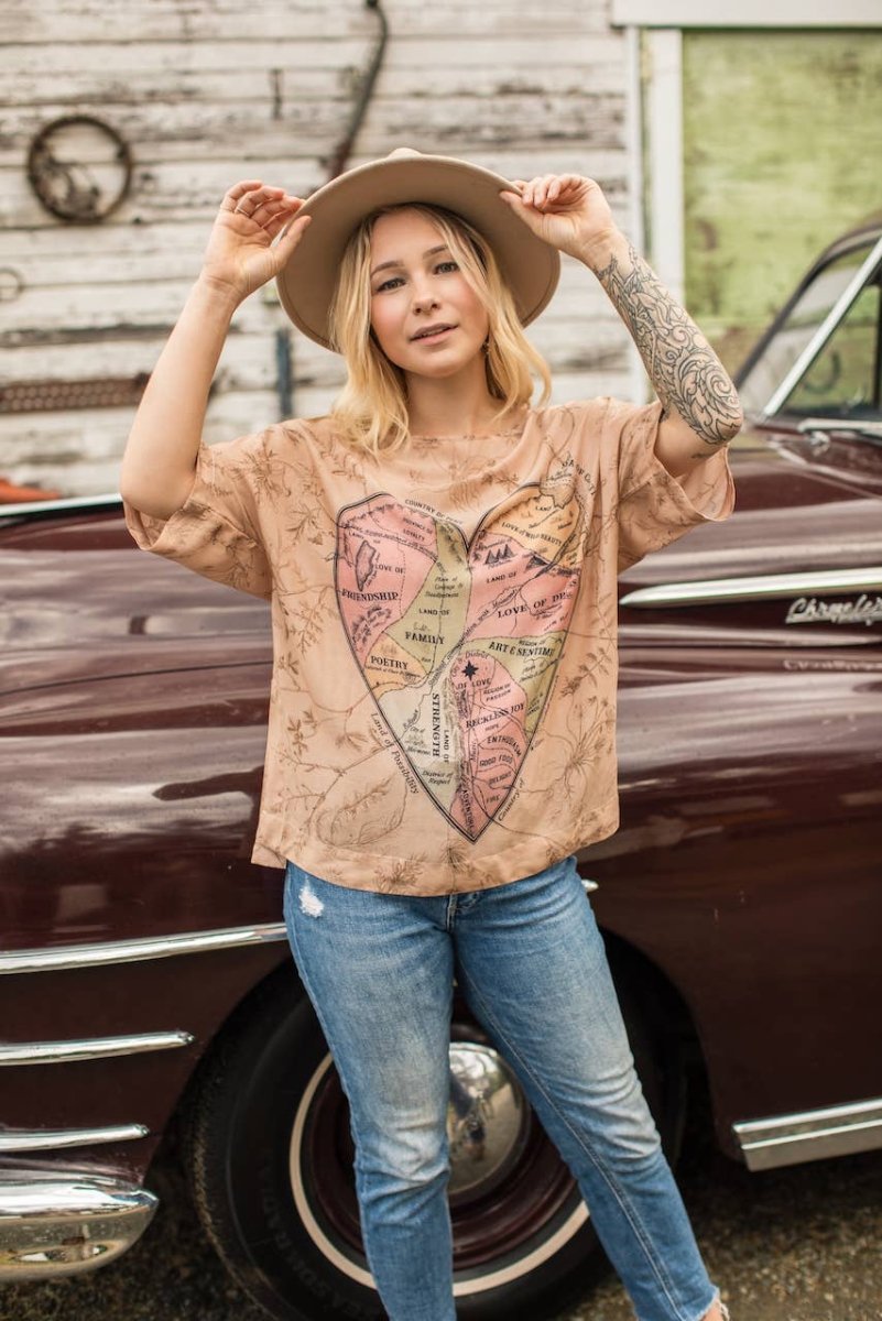 Map of My Heart Tee